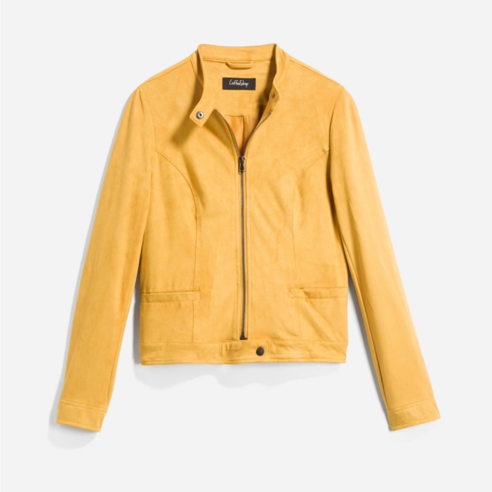 Coffeeshop Valle Faux Suede Jacket